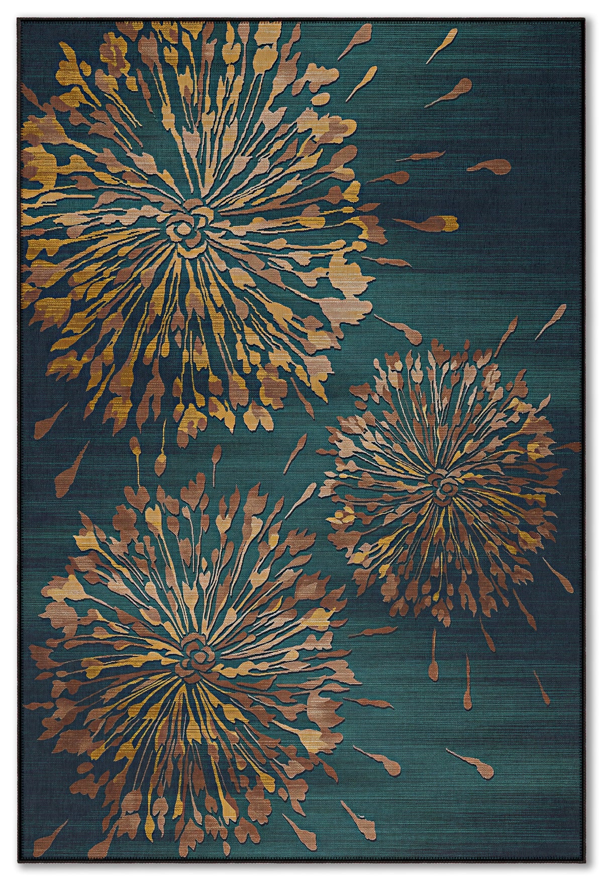 Arte HD026 Çiçek Figürlü Modern Dekoratif Şönil Halı