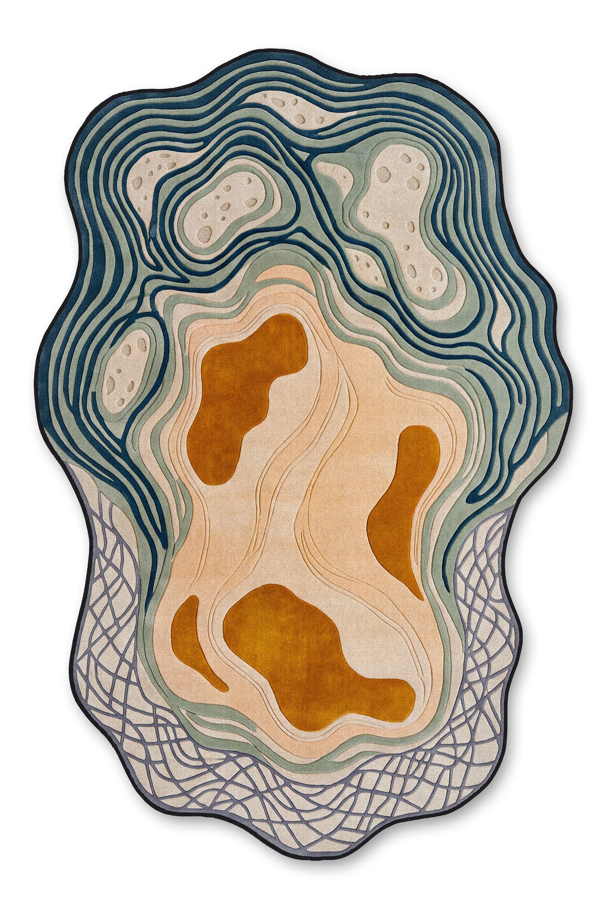 Arte AST072 Asimetrik Kesimli Modern Şönil Halı