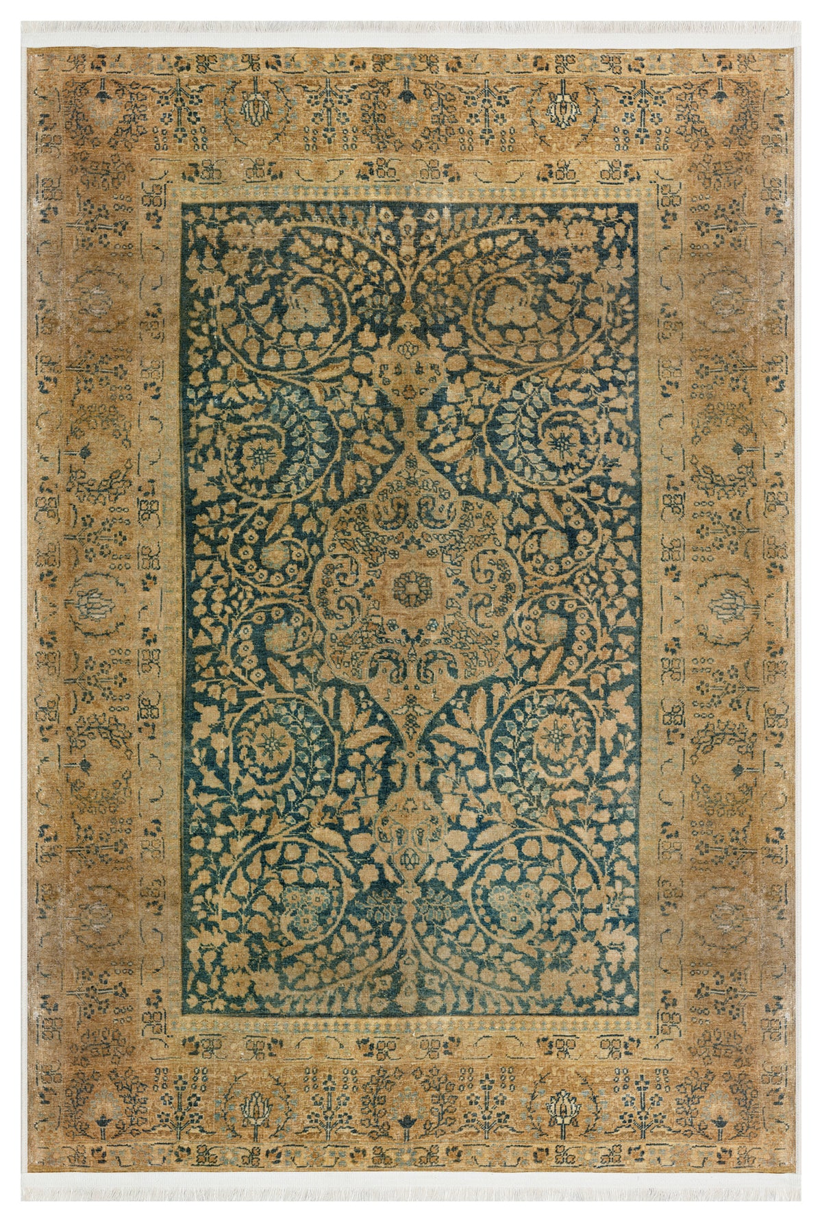 Arte DS001 Vintage Klasik Desenli Dekoratif Şönil Halı