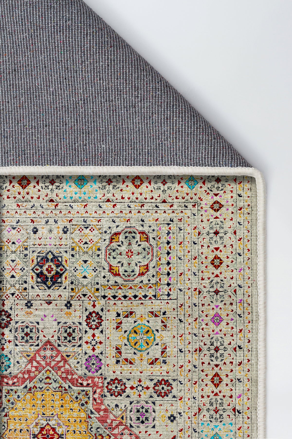 Arte DS210 Vintage Klasik Desenli Dekoratif Şönil Halı