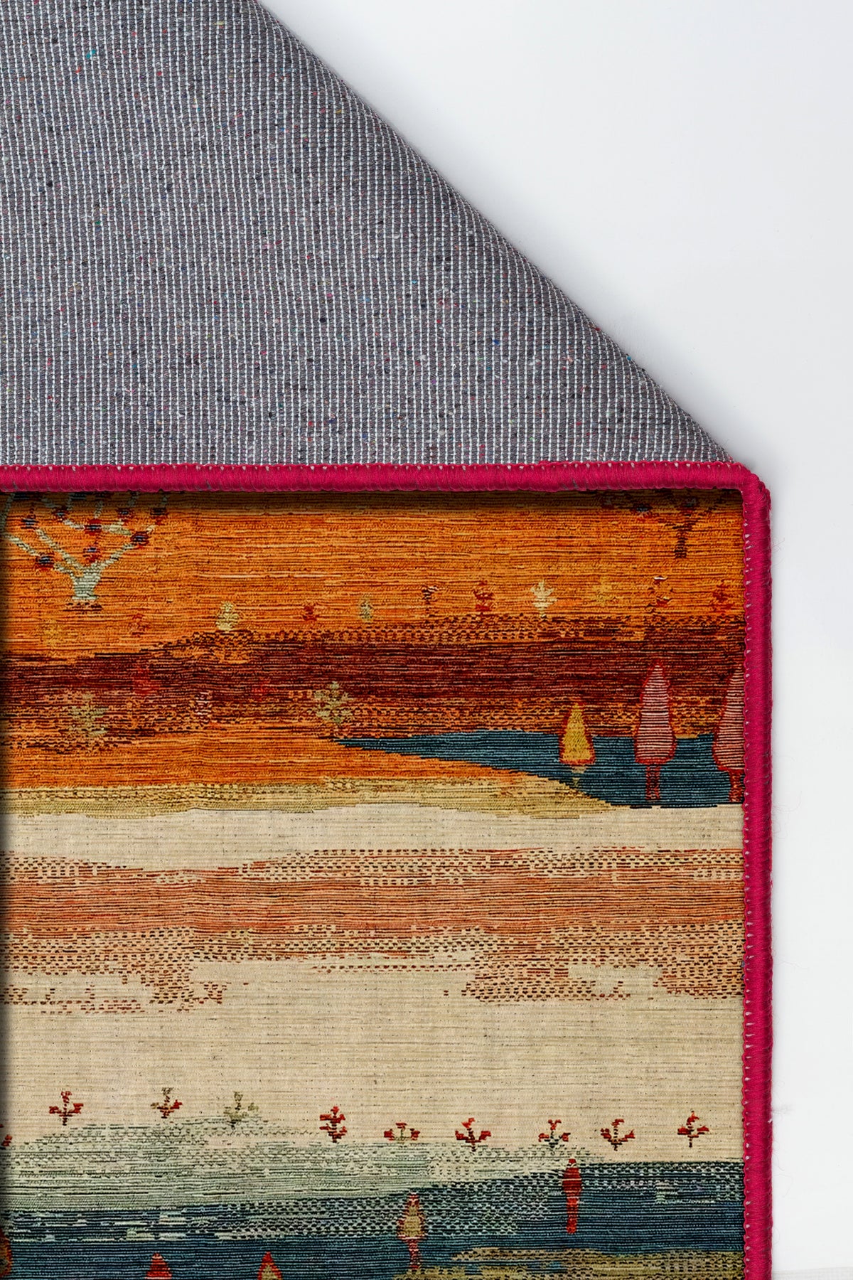 Arte DS299 Vintage Orman Desenli Dekoratif Şönil Halı