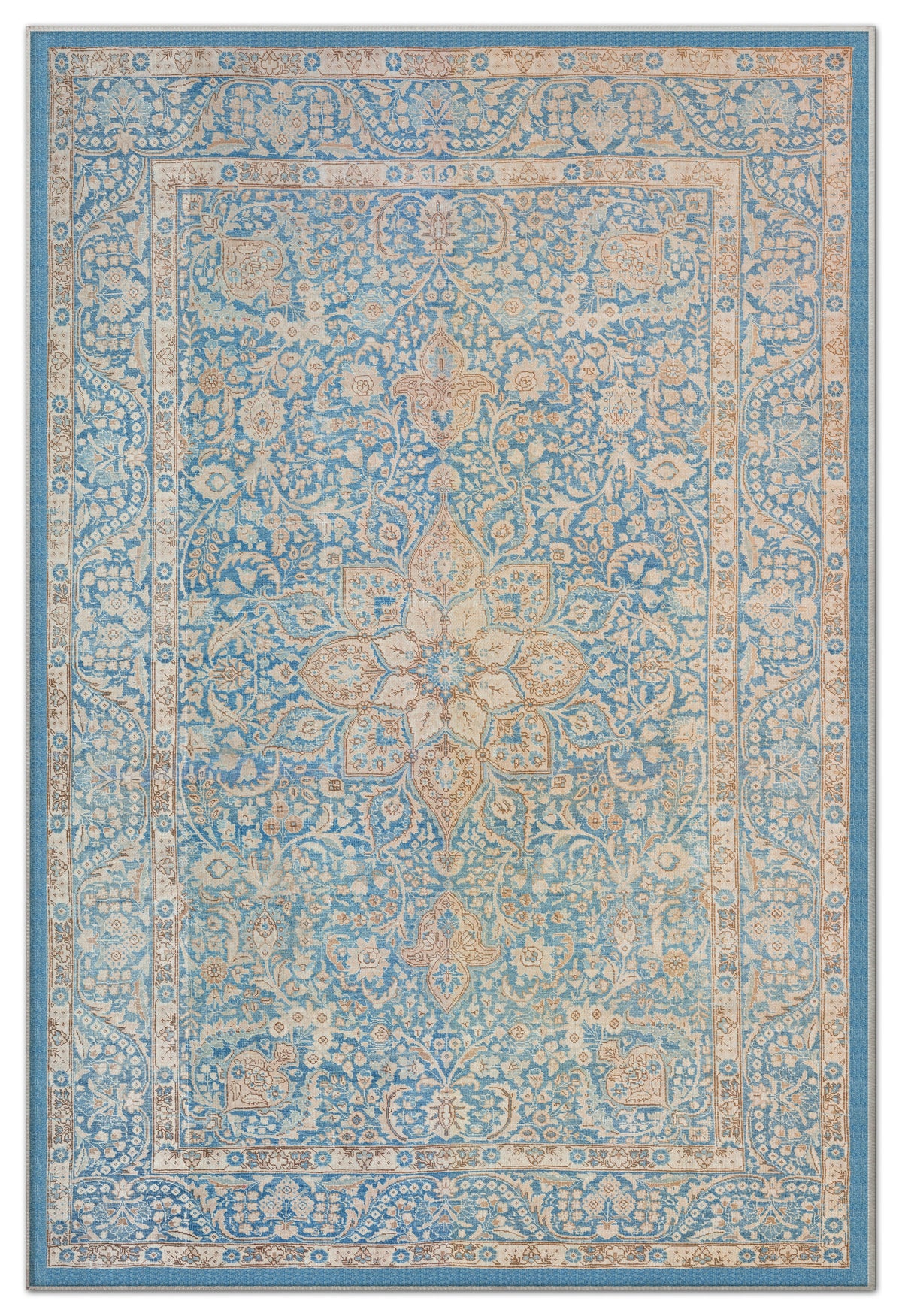 Arte HD019 Vintage Klasik Desenli Dekoratif Şönil Halı