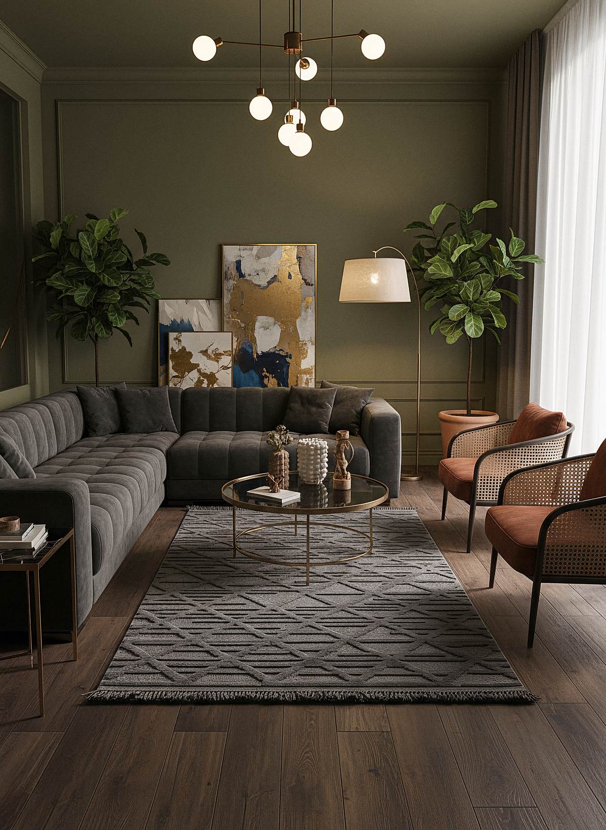 MİLAS C10-ANTRASİT Kabartmalı Modern Geometrik Desenli Salon Koridor Mutfak Halısı