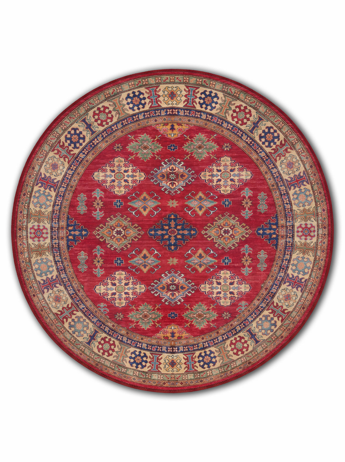 yıkanabilir kaymaz taban şönil dokuma halı 140x200 kirmizi; renkli