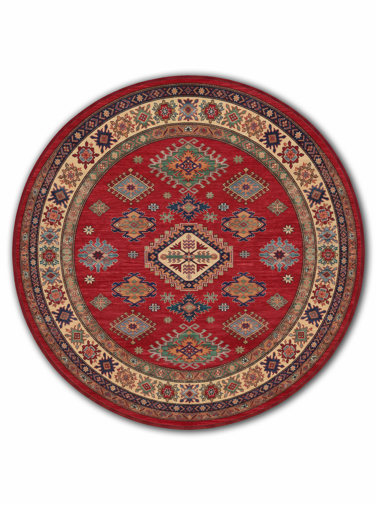 yıkanabilir kaymaz taban şönil dokuma halı 140x200 kirmizi; renkli