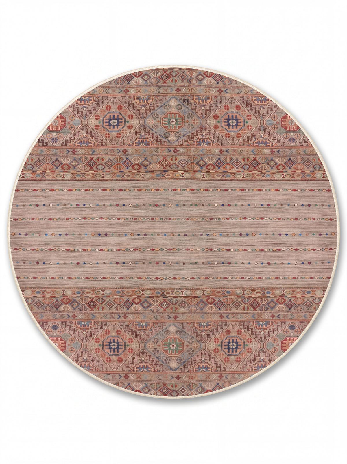yıkanabilir kaymaz taban şönil dokuma halı 140x200 kahverengi; renkli