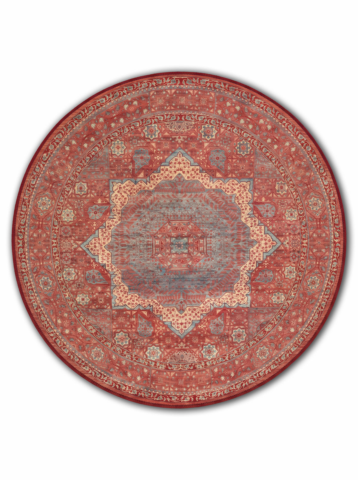 yıkanabilir kaymaz taban şönil dokuma halı 140x200 kirmizi; renkli
