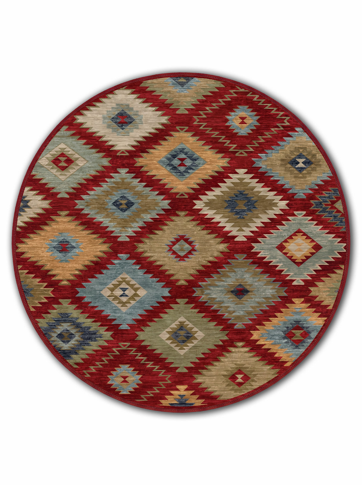 yıkanabilir kaymaz taban şönil dokuma halı 140x200 kirmizi; renkli