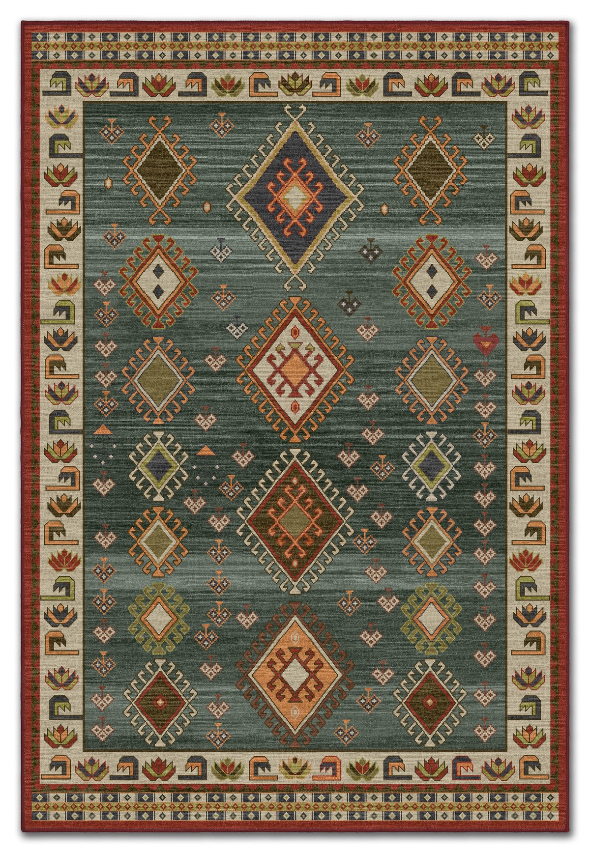 Arte VN129-2 Klasik Desenli Dekoratif Şönil Halı