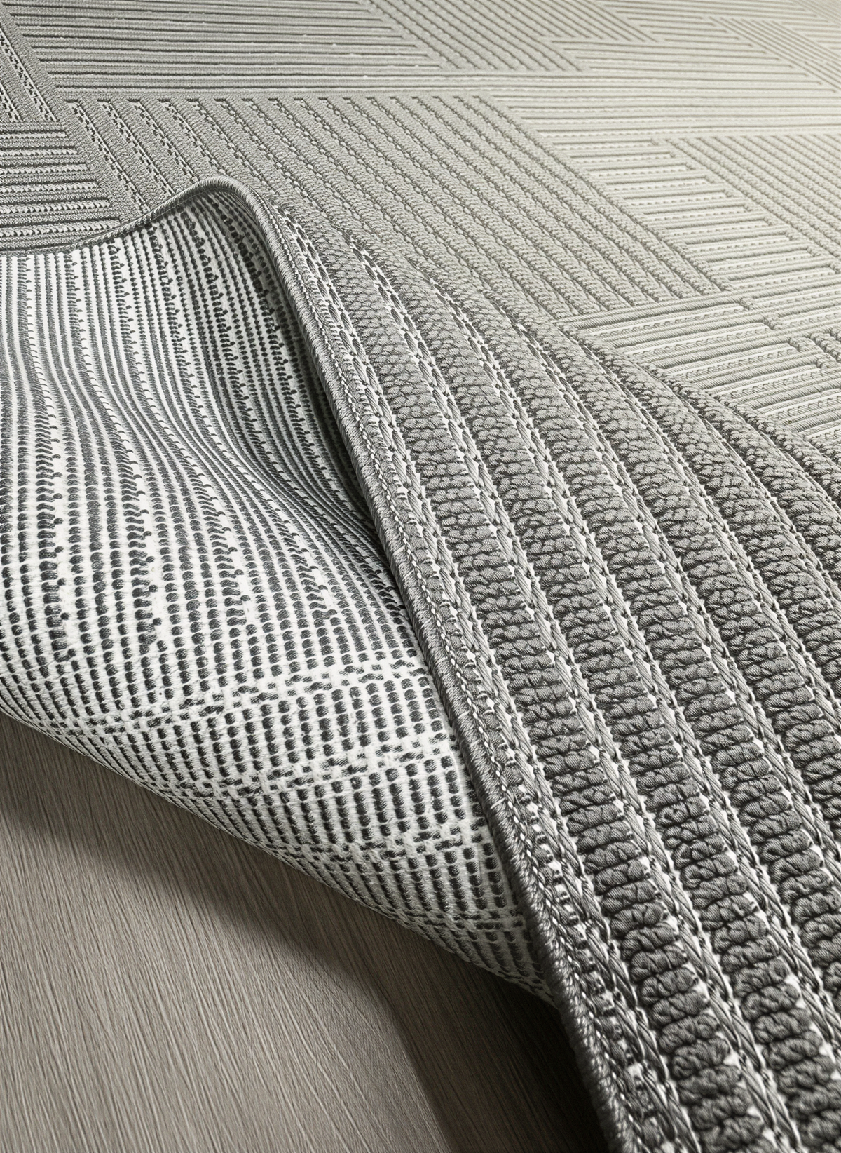 MYRA PERA 452 Antrasit Geometrik Desenli Modern Salon Mutfak Koridor Balkon Halısı