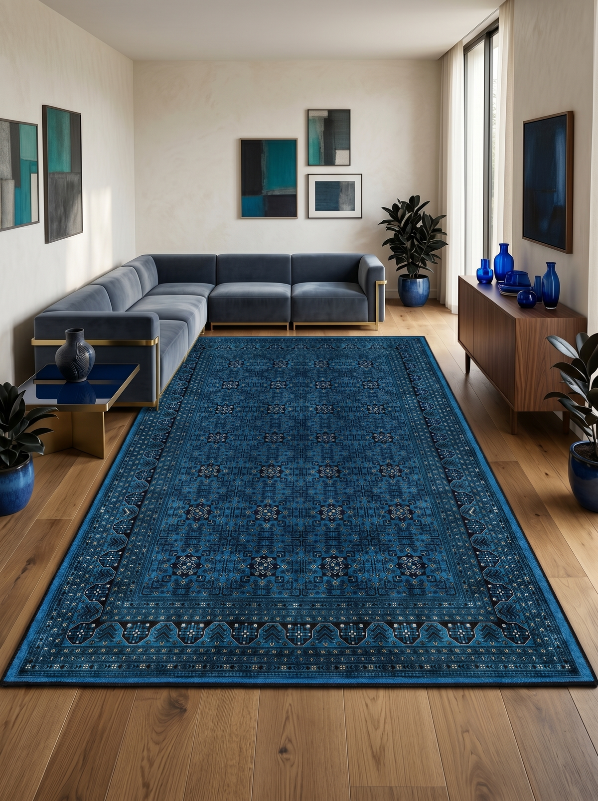 Arte VN119-2 Afgan Desenli Dekoratif Şönil Halı